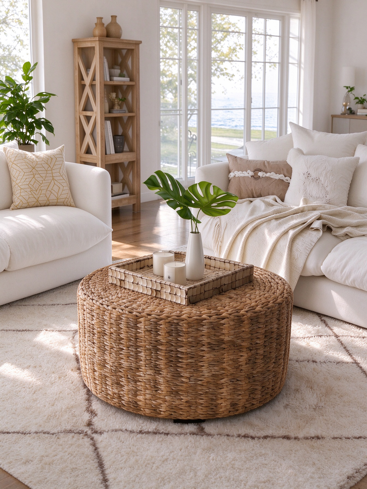 Table basse ronde