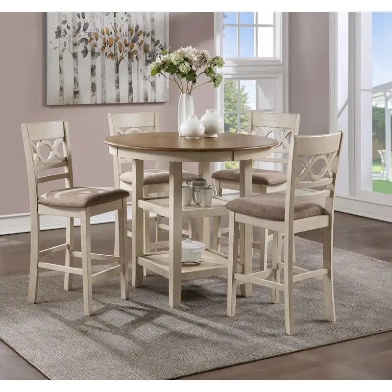 New Classic Furniture Edelman 5-piece Counter Dining Set