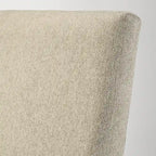 Ensemble table de salle à manger ronde à pied central et 4 chaises, ébène/bois flotté, MDF et hévéa