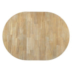 Table de salle à manger ronde et extensible de style ferme en bois avec 16 rallonges