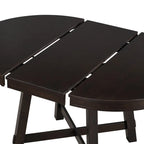 Table de salle à manger ronde et extensible de style ferme en bois avec 16 rallonges
