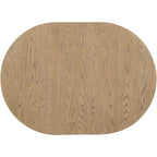 Table de salle à manger ronde et extensible de style ferme en bois avec 16 rallonges
