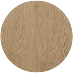Table de salle à manger ronde et extensible de style ferme en bois avec 16 rallonges
