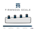 Canapé-lit convertible 2 places en similicuir noir / camel