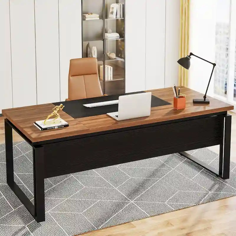 63 Modern Executive Computer Desk, 5FT Home Office Desk (Only Desk)