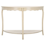 Console demi-lune 48" – Pieds cabriole, style français | 5 coloris