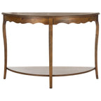 Console demi-lune 48" – Pieds cabriole, style français | 5 coloris