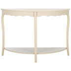 Console demi-lune 48" – Pieds cabriole, style français | 5 coloris