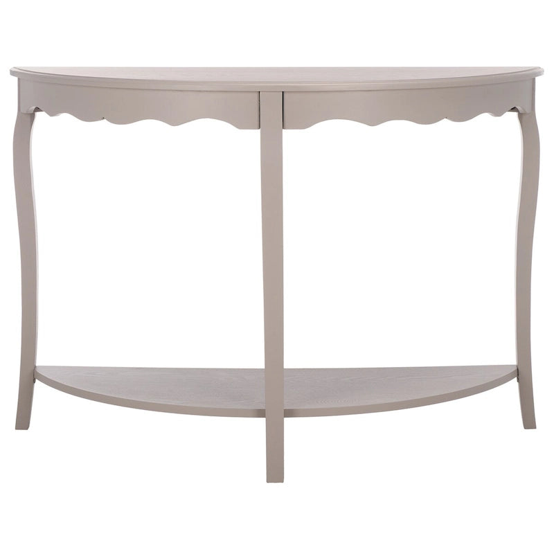 Console demi-lune 48" – Pieds cabriole, style français | 5 coloris