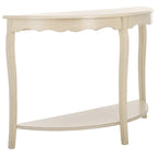 Console demi-lune 48" – Pieds cabriole, style français | 5 coloris