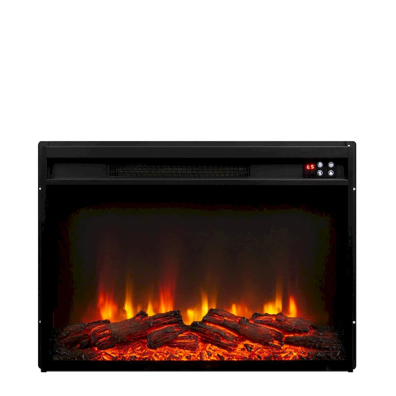 Meuble TV de ferme de 70 po avec cheminée, convient aux téléviseurs jusqu'à 75 po - 70 larg. x 30 haut. x 14.5 prof.