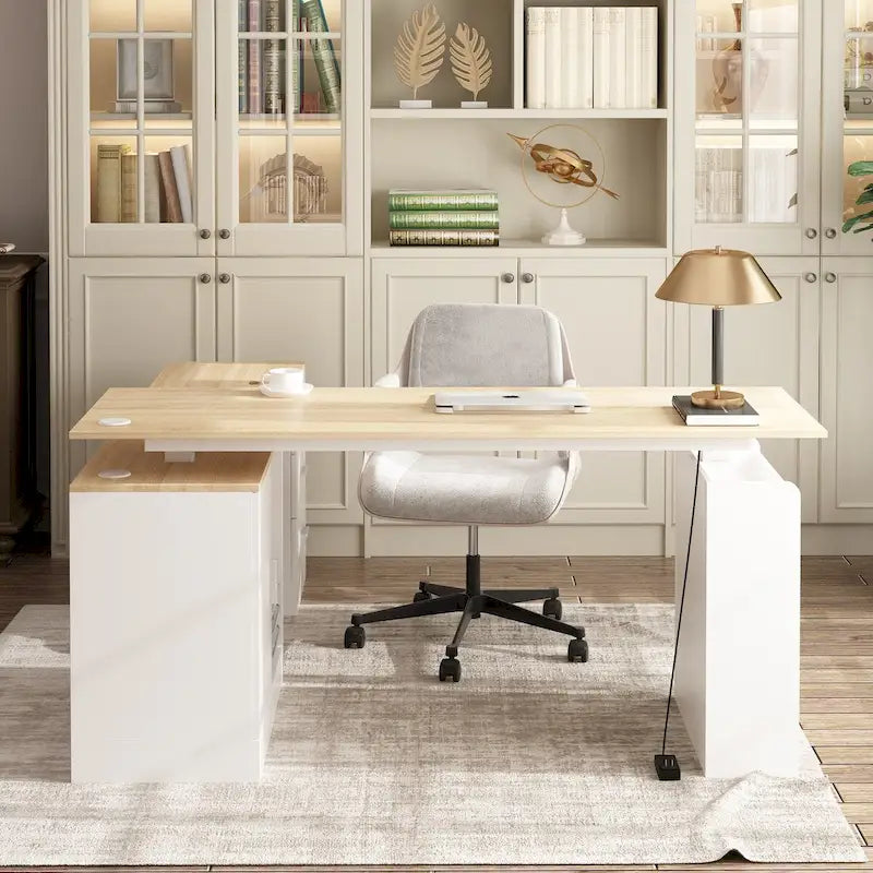 Table esthétique de bureau debout polyvalente 63W avec personnalisation de la hauteur