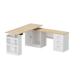 Table esthétique de bureau debout polyvalente 63W avec personnalisation de la hauteur