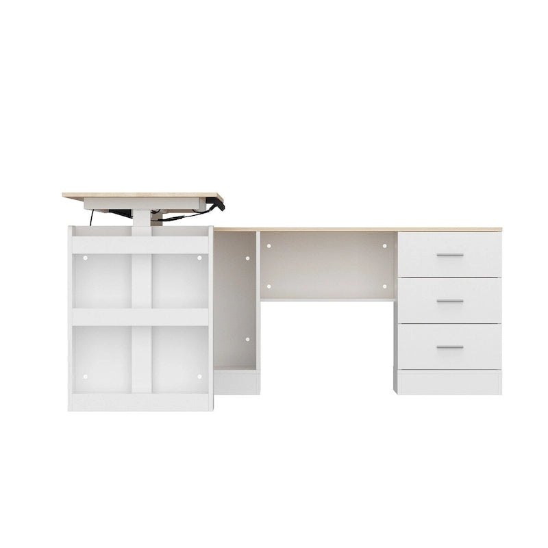 Table esthétique de bureau debout polyvalente 63W avec personnalisation de la hauteur