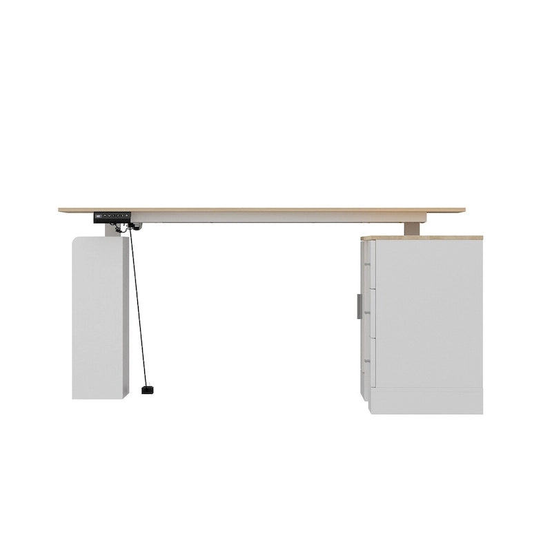 Table esthétique de bureau debout polyvalente 63W avec personnalisation de la hauteur