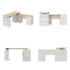 Table esthétique de bureau debout polyvalente 63W avec personnalisation de la hauteur