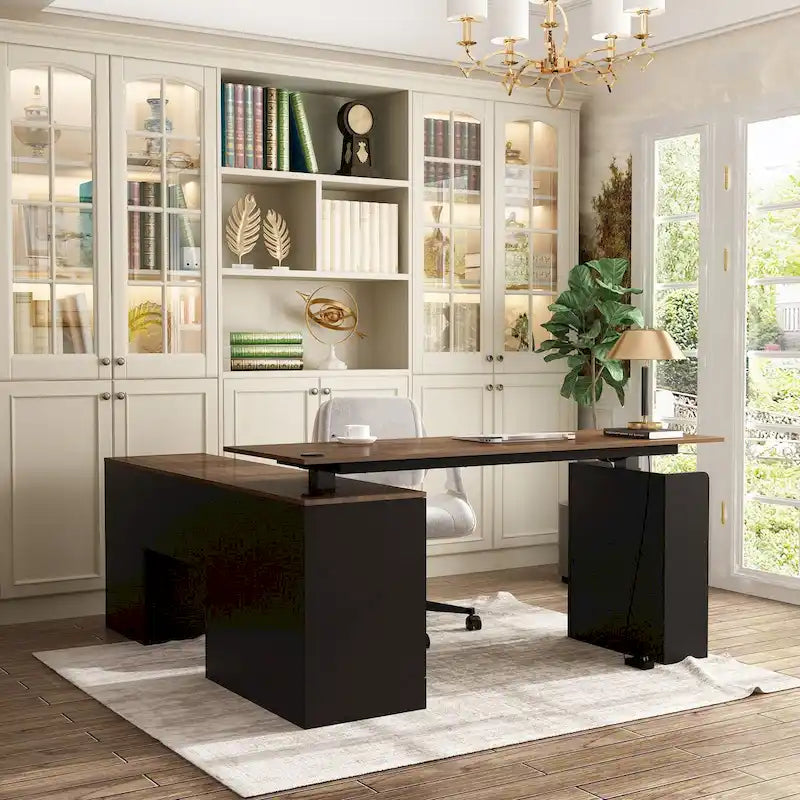 Table esthétique de bureau debout polyvalente 63W avec personnalisation de la hauteur
