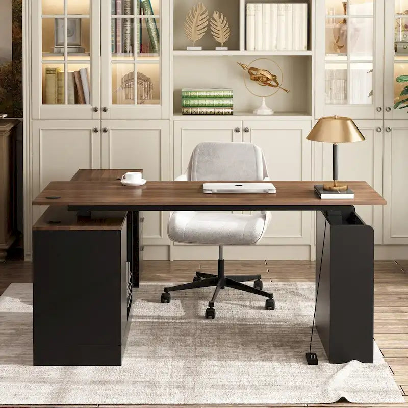 Table esthétique de bureau debout polyvalente 63W avec personnalisation de la hauteur