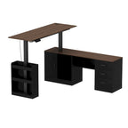 Table esthétique de bureau debout polyvalente 63W avec personnalisation de la hauteur