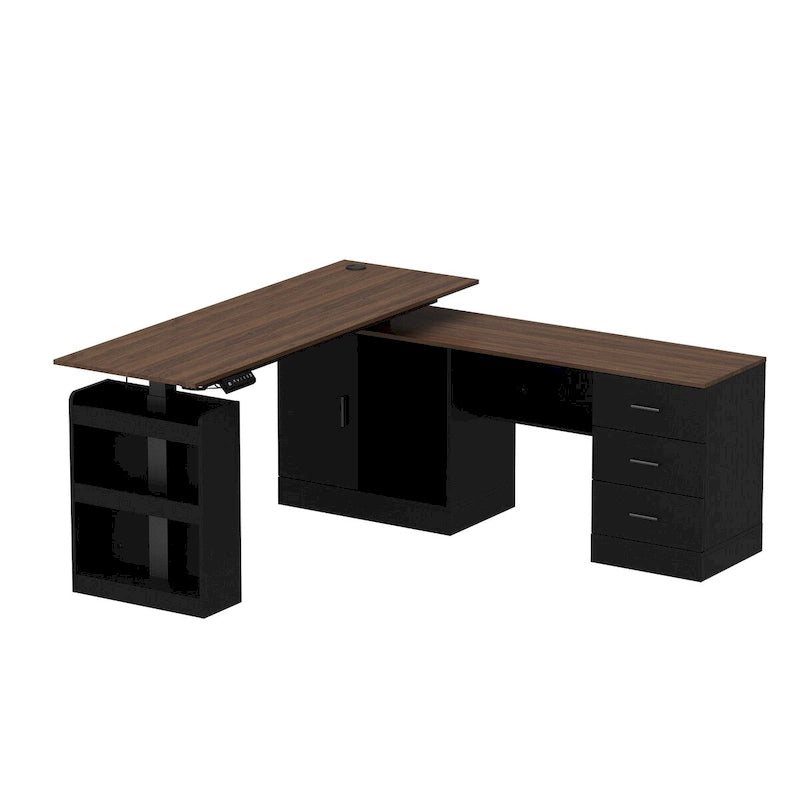 Table esthétique de bureau debout polyvalente 63W avec personnalisation de la hauteur
