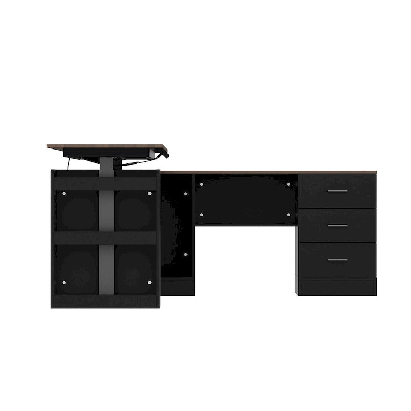 Table esthétique de bureau debout polyvalente 63W avec personnalisation de la hauteur
